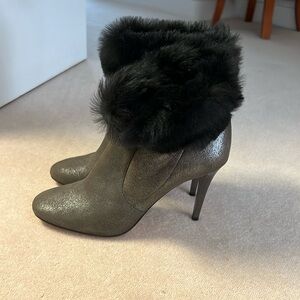 Jimmy choo short fur boots